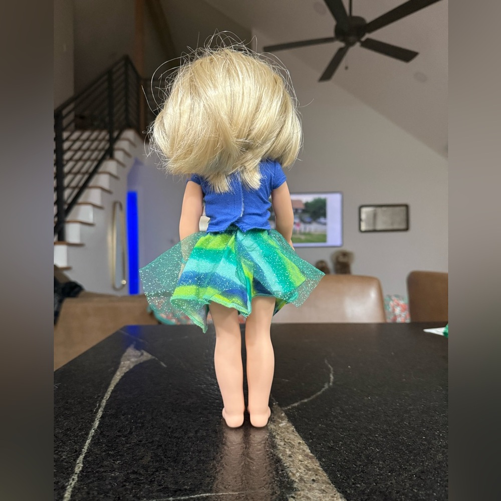 American Girl WellieWishers Camille Doll – 14.5” Blonde Blue Eyes - Picture 6 of 13